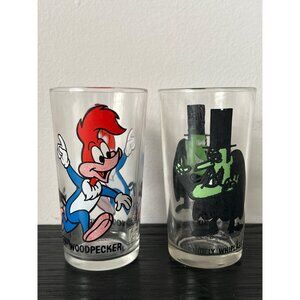 VTG Pepsi Collector Series Walter Lantz Woody Woodpecker/Snidely Whiplash Cups